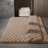 LUNARO Contemporary Fabric Bath Mat