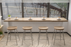 LUXEN Contemporary Wooden Bar Table