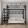 METRA Industrial Metal Loft Bed Frame