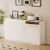 BAOBEI Cream Minimalist Wooden Sideboard