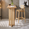 VAREL Scandinavian Wooden Bar Table