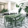 NORVEX Scandinavian Metal Outdoor Dining Table