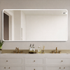 WALORA Contemporary Wooden Bathroom Mirror