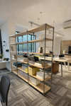 JAVENO Japandi Metal Shelving Unit