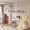 LOFTRA Industrial Metal Loft Bed Frame
