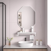SAVREN Scandinavian Metal Bathroom Mirror
