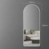 LUXORA Modern Glass Floor Mirror