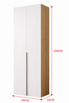 NORVA Contemporary Wooden Wardrobe
