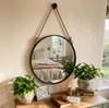 ORVENA Modern Metal Bathroom Mirror