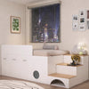 LUNARO Contemporary Wooden Bed Frame