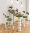 LUMERA Modern Wooden Bar Table