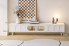 AVELIN Contemporary Wooden TV Console