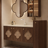 LUMERO Contemporary Wooden Bathroom Vanity