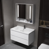 LUMORA Contemporary Wooden Bathroom Vanity Set