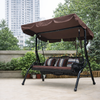 ALVORA Contemporary Metal Outdoor Swing Chair