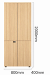 LEXON Contemporary Wooden Desk Shelf