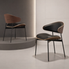 EMIRO Modern Leather Dining Chair