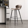 VARENO Contemporary Leather Bar Stool