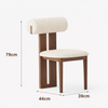 ARVENA Eclectic Fabric Dining Chair