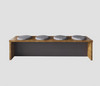 HAGSTEN Scandinavian Bench With Seat Pads