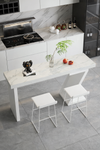 VAREXO Scandinavian Sintered Stone Bar Table
