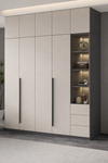 LUNARO Contemporary Wooden Wardrobe