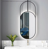 ALVEO Scandinavian Metal Bathroom Mirror
