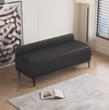 RIBBENA Modern Leather Bench