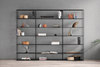 FERRO Scandinavian Metal Bookshelf
