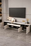TAVIRO Contemporary Sintered Stone TV Console