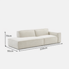 TAVOLO Contemporary Fabric Sofa