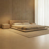 NERIVA Contemporary Fabric Bed Frame