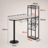 NOVARE Modern Sintered Stone Bar Table