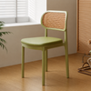 MANSPHIL Stackable Rattan-Style Armchair