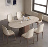 ASKERO Scandinavian Sintered Stone Dining Table