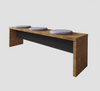 HAGSTEN Scandinavian Bench With Seat Pads