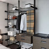 ALVEO Modern Metal Walk-In Wardrobe