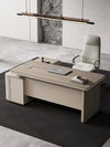 LUXARO Modern Wooden Executive Desk