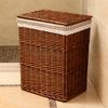 LUNARO Contemporary Rattan Laundry Hamper