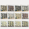 LIVARO Contemporary Metal Shelving Unit