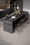 IVARO Industrial Wooden Bar Stool