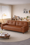 LINARO Scandinavian Leather Sofa