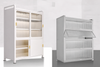 ORVENA Contemporary Metal Storage Cabinet