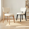 ELVANO Scandinavian Leather Dining Chair