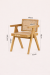 CHANRO Wabi Sabi Rattan Dining Chair