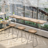 LUXEN Contemporary Wooden Bar Table