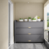 ORLENA Contemporary Metal Storage Cabinet