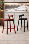LUXEN Modern Wooden Bar Stool