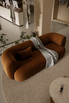 ELARO Contemporary Velvet Sofa