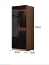 SEVON Scandinavian Wooden Wardrobe